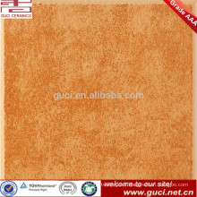 matte finish orange rustic ceramic floor tile